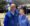 Bob and Karen Hemre smiling together, wearing SDSU clothing