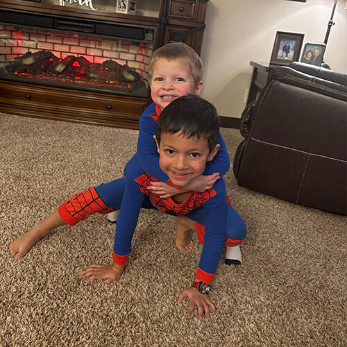 Mike and Tina's two grandsons