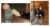 Photo on left is Abby Bruns as a young child, probably 3 or 4, standing in a barn feeding a bottle calf. Second photo is Abby current day in a barn, smiling and holding a calf.