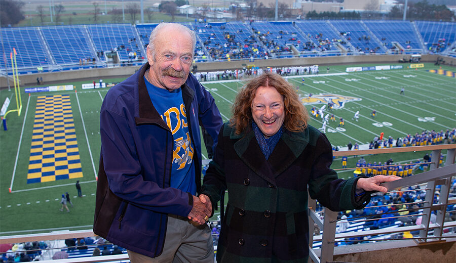 The late Dale Evenson and Dr. Julie Stevens